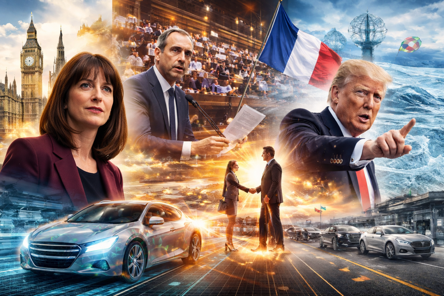 Europe faces fiscal strain, political risk and strategic shifts as UK, France, Samsung and Greenland developments collide.