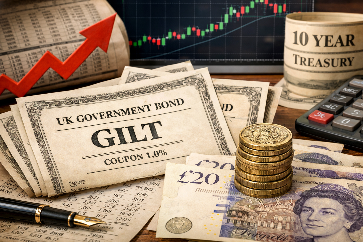 UK low-coupon gilts gain ground as investors brace for retail reinvestment wave