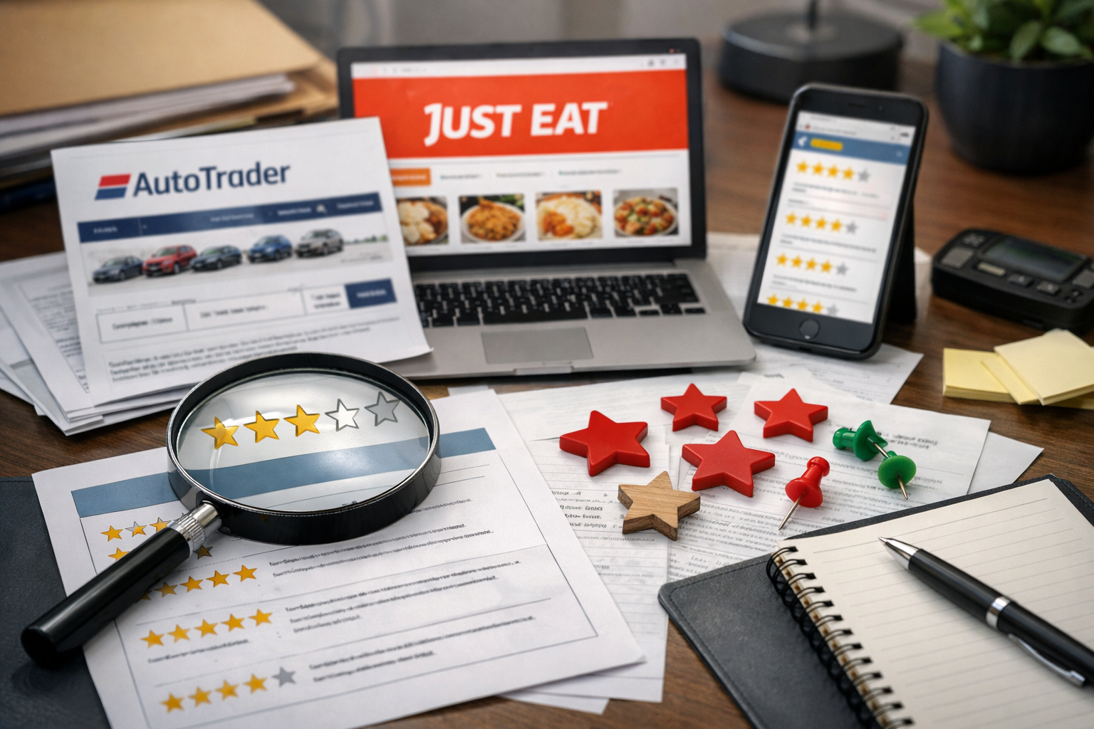 UK watchdog probes Autotrader, Just Eat and others over fake reviews crackdown